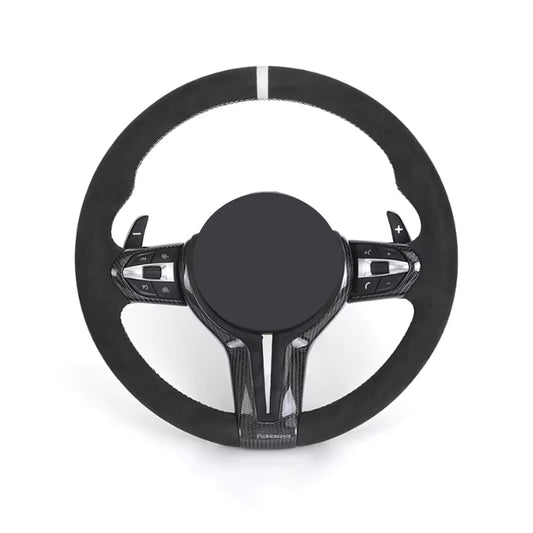 Carbon Trim Full Alcantara M Performance Steering Wheel for BMW F Series 