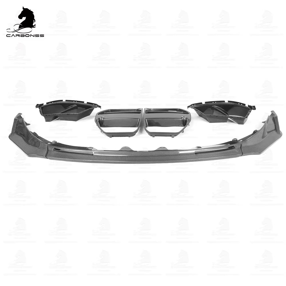Carbon Fiber Front Body Kit (Grille,Lip) For BMW G8X
