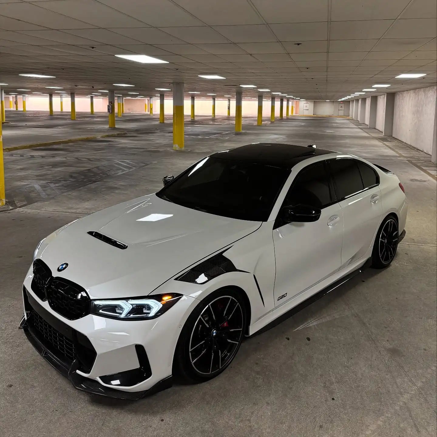 Upgrade M3 Style Carbon Fiber Fender for BMW 3 Series G20 2019-2025 325I 330I M340I