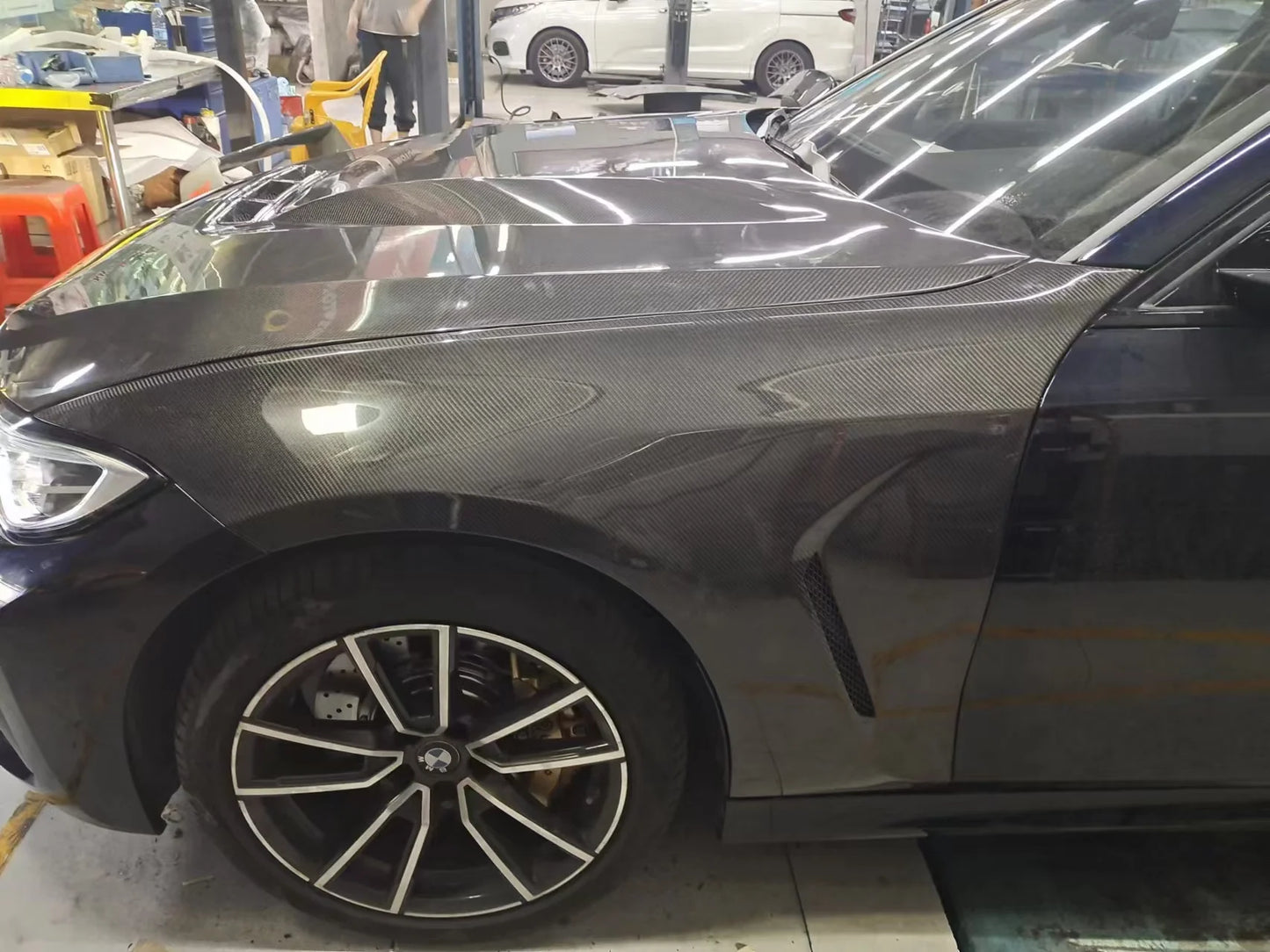 Upgrade M3 Style Carbon Fiber Fender for BMW 3 Series G20 2019-2025 325I 330I M340I